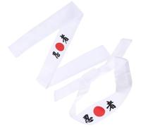 LOLIPPYY 2pcs Ninja Headbands Japanese Symbol Print Breathable Karate Head Strap Hairbands for Sports and Cheer Ninja Headband