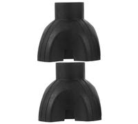 LOLIPPYY 2pcs Non-Slip Cane Tips Replacement Self-Standing Walking Stick Bases for Enhanced Stability and Grip Easy Installation Quad Crutch Foot Pads for Elderly Men and Women Mobility