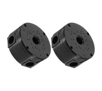 LOLIPPYY 2Pcs Outdoor Security Junction Box Cord Cover for Dome Cameras and Electrical Cable Management, Weatherproof and Dustproof