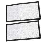 LOLIPPYY 2Pcs Pet Reptile Heating Pad 68X30Cm with Reflective Insulation Film, Small Terrarium Heat Mat for Turtles, Lizards, Snakes Rabbits, Animal Heating and Thermal Insulation Mat for