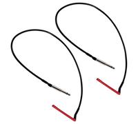 LOLIPPYY 2pcs Piezoelectric Guitar Pickup Stick with 2.5mm Jack, Acoustic and Ukulele Sound Pickup Transducer for Folk and Classic Guitars, Red Head Replacement Set