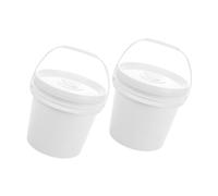 LOLIPPYY 2pcs Plastic Baby Wipes Container with Lid and Handle, Large Capacity Wipe Holder for Bathroom and Car, Safe Material Multipurpose Storage Buckets for Wet Towels and Paper Towels