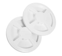 LOLIPPYY 2pcs Plastic Toilet Paper Dispenser Box Knob for Tissue and Hand Towel Holders Decorative Replacement Parts with Smooth Ergonomic Design for Bathroom Accessories