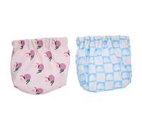 LOLIPPYY 2pcs Portable Makeup Bag with Printed Patterns Cosmetic Pouch for Travel and Everyday Essentials Easy-Open Shrapnel Design Small Purse for Lipstick and Lip Gloss Storage