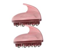 LOLIPPYY 2pcs Portable Muscle Roller Stick for Foot Leg Neck Back Relief Ergonomic Fascia Massage Tool with Rolling Balls to Boost Circulation Muscle Pink