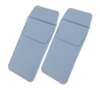 LOLIPPYY 2pcs PU Leather Pen Case Portable Pencil Pocket Organizer with Large Storage Capacity for Doctors Nurses Multifunctional Pen Pouch Blue Stationery Holder