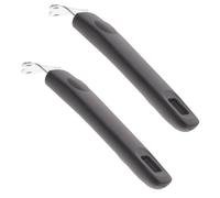 LOLIPPYY 2Pcs Removable Bakelite Pot Handle Replacement for Kitchen Cookware High Temperature Resistant Heatproof Grip for Milk Pots and Stir Fry Pans Easy to Install and Clean