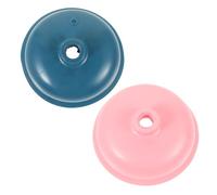 LOLIPPYY 2pcs Replaceable Rubber Toilet Plunger Heads Household Suction Cup Accessories for Versatile Clog Removal in Bathroom Sink and Toilet Cleaning Tools