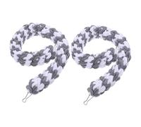 LOLIPPYY 2pcs Reptile Climbing Rope with Hooks Wear-resistant Parrot Swing for Lizard Terrarium and Bird Perch Stable Hanging Accessory for Caged Birds and Vivarium Decor