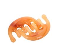 LOLIPPYY 2pcs Resin Scalp Massager Comb Hair Gua Sha Tool Large Five-tooth Manual Massage Tool for Dry Scalp Stimulation and Head Acupressure Relaxation