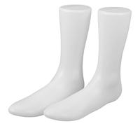 LOLIPPYY 2pcs Reusable Female Foot Mannequin Model for Shoe Display Plastic Sock Filler for Women Shoes Lightweight Adult Foot Form for Anklets Jewelry and Sock Presentation