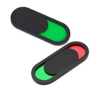 LOLIPPYY 2pcs Sliding Door Bathroom Signs Clear Occupancy Indicator for Restroom and Office Doors Adhesive Privacy Sign for Home and Business Minimalist Black Markers