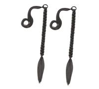 LOLIPPYY 2pcs Synthetic Braided Ponytail Extensions Long Wrap-around Ponytail Wigs High Temperature Hair for Women Volume and Style Hairpiece