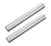 LOLIPPYY 2pcs Toilet Brush Handle Replacement Tips Ergonomic Stainless Steel Pole for Easy Installation and Versatile Use Essential Toilet Brush Accessories for Comfortable Cleaning