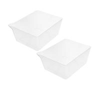 LOLIPPYY 2pcs Transparent Electronic Scale Trays for Accurate Food Weighing Lightweight Portable Measuring Bowls with Clear Precise Markings for Baking and Cooking