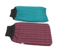 LOLIPPYY 2Pcs Two-sided Exfoliating Bath Towels for Back Deep Cleansing Scrub Towels with Strong Dirt Removing Power Soft Yet Shower Scrubbers for Full Body Use