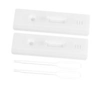LOLIPPYY 2pcs Veterinary Pregnancy Test Paper Veterinary Equipment for Pigs Plastic Livestock Pregnancy Detection Strips Plastic Pig Detection Tool Abs White