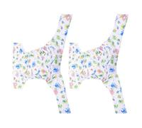 LOLIPPYY 2Pcs Washable Adult Cloth Incontinence Diapers with Snap Closure, Breathable Waterproof Elderly Incontinence Pants for Men and Women, Large Size Overnight Protection