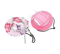 LOLIPPYY 2Pcs Wide Brim Dog Hat Summer Visor for Small Cats and Dogs Sun Protection Outdoor Accessory Stylish and Comfortable Pet Caps