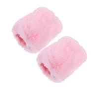 LOLIPPYY 2pcs Windproof Plush Microphone Covers Compatible for Sennheiser Mk4 and Mk8, Artificial Wool Mic Protectors Easy to Carry for Home and News Interviews