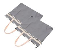 LOLIPPYY 2pcs Zipper File Bags Large Capacity Oxford Cloth Document Pouches Portable Storage Folder for Office School Travel Tear Resistant and Lightweight Document Holders