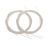 LOLIPPYY 2sets Nylon Guitar Strings Set of Classical Acoustic Replacement Strings Silverplated Finish for Enhanced Tone and Durability for Musicians and Beginners Elegant Pearlescent Bag