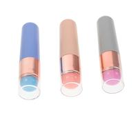 LOLIPPYY 3 Pcs Silicone Nail Brushes Soft Reusable Nail Polish Applicator for Gradient Stamping Powder Application Multipurpose Art Tools for Gel French Manicure