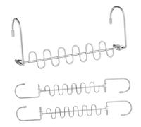 LOLIPPYY 3 Pcs Space Saving Coat Hanger Hooks for Clothes Closet Organizer Multi Use Horizontal and Vertical Hanging Clothes Rack Versatile Drying and Storage