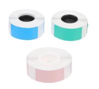 LOLIPPYY 3 Rolls Thermal Barcode Labels Multi-Color Adhesive Sticker Rolls for High-Volume Printing Water and Oil Resistant Thermal Labels for Small Business Address Logo Product Tagging