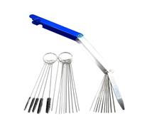 LOLIPPYY 3 Sets Jet Cleaner Kit for Motorcycle Atv Motorized Welders Flexible Needles and Brushes for Precise Dirt Removal in Small Engines