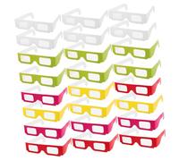 LOLIPPYY 30pcs Glasses for Birthday Party Classroom Rewards Lightweight Colorful Rainbow Shades for Home Movie Nights and Valentines Day Accessories