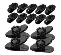 LOLIPPYY 30pcs Small Microphone Clips Lightweight Lapel Mic Holders for Shirts Collars and Pockets for Events Conferences and