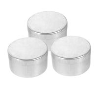LOLIPPYY 3Pcs Aluminum Soil Weighing Holders Lightweight Smooth Wall Jars for Accurate Water Content Measurement for Lab Sampling and Soil Collection Round Design