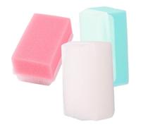 LOLIPPYY 3pcs Bath Shampoo Sponge Brush Soft Scalp Scrub Massager for Sensory Integration Brushing Body Scrubber for Relaxing Shower and Daily Cleaning