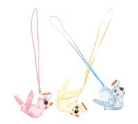 LOLIPPYY 3pcs Bird Whistles Portable Water-activated Animal Sound Instruments for Outdoor Play and Party Fun
