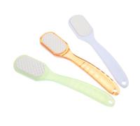 LOLIPPYY 3Pcs Double-Sided Ceramic Foot File Callus Remover with Coarse and Fine Surfaces for Professional Pedicure Care Handheld Exfoliating Tool for Hard Skin and Corn Random Color