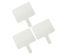 LOLIPPYY 3pcs Double-Sided Dry Erase Answer Paddles Reusable Score Boards for Classroom Games Teaching Quizzes Interactive Learning Whiteboards for Students Voting Bidding and Party