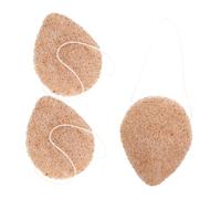 LOLIPPYY 3pcs Facial Cleansing Brush Makeup Sponge Pads for Face Scrub Exfoliator