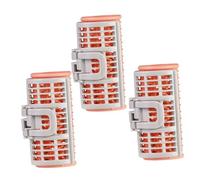 LOLIPPYY 3pcs Large Hair Rollers Curlers Hair Shaping Clips for Women Bangs Styling Tools Self Grip Air Styling