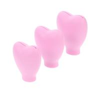 LOLIPPYY 3pcs Makeup Brush Covers Silicone Flexible Protective Brush Holders Prevent Falling Makeup Protection Travel Outdoor Organizers