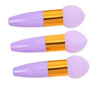 LOLIPPYY 3pcs Puff of Diagonal Cutter Soft Sponge for Blending Sponges Makeup Foundation Puff Beauty Cosmetics Makeup Brushes for Women and Facial for Powder and Foundation Application