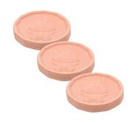 LOLIPPYY 3pcs Reusable Terracotta Sugar Preserver Natural Clay Brown Sugar Softener Disc for Pantry Humidity Control Moisture Keeper for Dried Fruits Crackers Spices and Cookie Jars