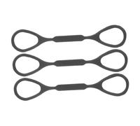 LOLIPPYY 3pcs Silicone Trumpet Slide Stoppers for Secure Tuning Soft Comfortable and Modern Design for School Bands and Personal Practice Black Color