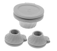 LOLIPPYY 3pcs Tpe Bottle Caps for Shower Gel Shampoo and Kitchen Spice Bottles Fit Bathroom Lotion Jar Lid Replacement Leak Design