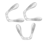 LOLIPPYY 3pcs U-Shaped Soft Silicone Kids Eyeglasses Nose Pads with Screw, 2.3mm Replacement Spectacle Bridge Cushions for Outdoor Activities and Comfortable Wear