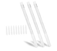 LOLIPPYY 3Pcs White Makeup Marker Remover Pens Portable Cosmetic Eraser for Eyebrow Tattoo Correction Easy Use Practical Marker Erasing Tool for Precise Removal