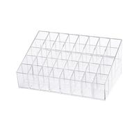 LOLIPPYY 40-grid Lipstick Holder Lip Gloss Organizer Ps Injection Molded Stair-step Cosmetic Display Rack for Vanity Or Makeup Station