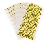 LOLIPPYY 400pcs Electrical Danger Stickers Triangle Warning Labels Self Adhesive Scratch Resistant Safety Signs for Indoor Outdoor Electrical Boxes Panels