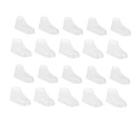 LOLIPPYY 40pcs Boy Girl Shoe Display Holders PVC Socks Feet Molds for Shoe Stores for Displaying Boy Girl Slippers and Trainers