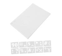 LOLIPPYY 40PCS Letter and Number Stencils Thickened Pet Painting Templates for DIY Journals Notebooks Wall Art and Home Decor Creative Projects